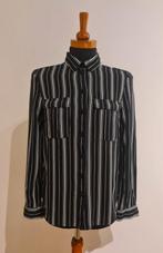H&M zwarte blouse met witte strepen maat XS als nieuw, Maat 34 (XS) of kleiner, Ophalen of Verzenden, Zo goed als nieuw