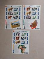 Nederland 3vel 2844ac-2849ac dieren 2011 postfris onder post, Ophalen of Verzenden
