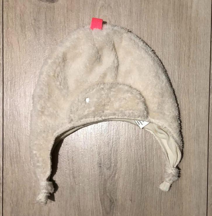 Koeka muts, Kinderen en Baby's, Babykleding | Mutsen, Sjaals en Wanten, Zo goed als nieuw, Muts, Meisje, Maat 68, Ophalen of Verzenden