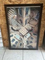 M.C. Escher Stijl Kastelen Poster Ingelijst, Antiek en Kunst, Ophalen