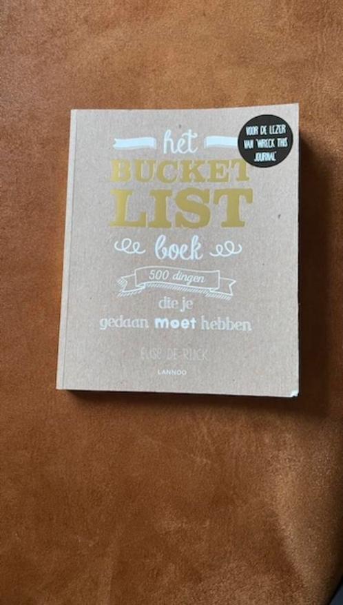 Het bucket list boek nieuw - ongebruikt Elise de Rijck, Boeken, Avontuur en Actie, Nieuw, Ophalen of Verzenden