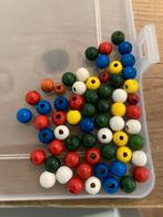 Gekleurde houten kralen, Hobby en Vrije tijd, Kralen en Sieraden maken, Ophalen of Verzenden, Nieuw, Kraal