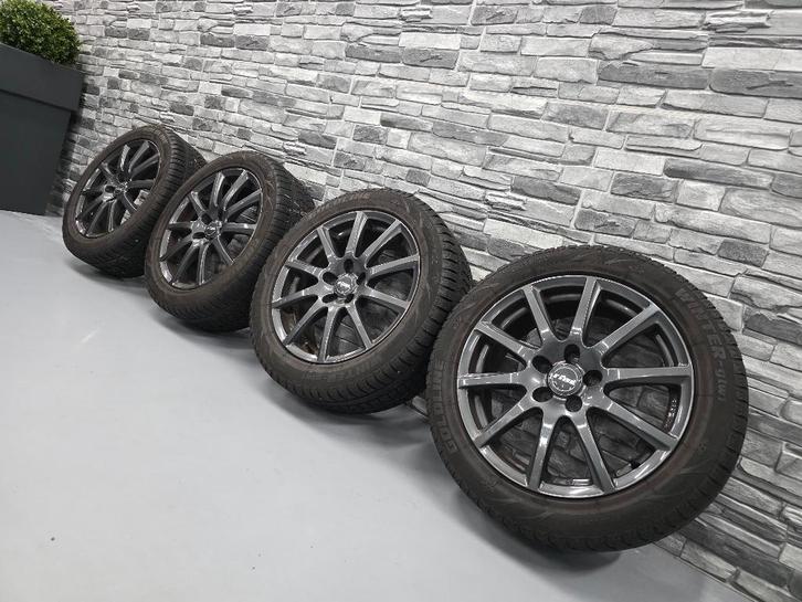 Zeer nette set sportvelgen met goede winterbanden! *5x108*, Auto-onderdelen, Banden en Velgen, Banden en Velgen, Winterbanden