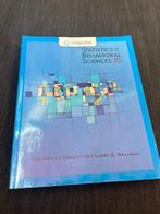 Statistics for the Behavioral Sciences ISBN 9781305504912, Boeken, Ophalen of Verzenden, Zo goed als nieuw, Diverse auteurs