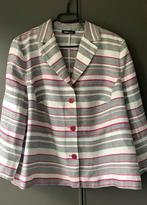 Frank Walder linnen/viscose jasje blouse maat XXL 46, Verzenden, Wit, Maat 46/48 (XL) of groter, Zo goed als nieuw
