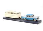 Simca Chambord blauw 1958 & caravan Henon 1/43 NOREV CL5712