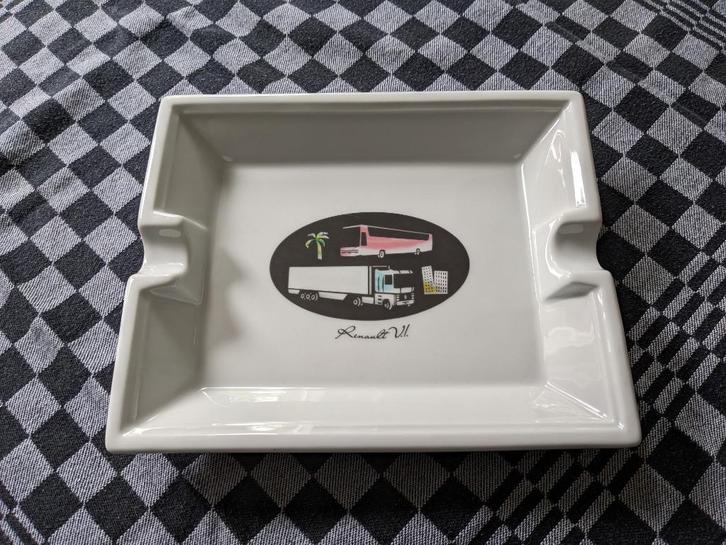 Porseleinen reclame-asbak RENAULT V.I. - als nieuw, Verzamelen, Automerken, Motoren en Formule 1, Zo goed als nieuw, Auto's, Ophalen of Verzenden
