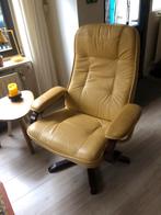 Fauteuil, Huis en Inrichting, Fauteuils, Ophalen of Verzenden, Zo goed als nieuw, 50 tot 75 cm, Leer