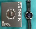 Garmin Fenix 7S Pro Solar, Zwart, Garmin, Ophalen of Verzenden, Zo goed als nieuw