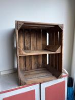 Fruitkist / kistkastje 2 stuks, Ophalen, Met plank(en), Gebruikt, 50 tot 100 cm