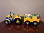 tractor en wagen met echt motorgeluid, Ophalen, Gebruikt