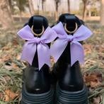 Lila strikjes voor aan laarzen Y2K-stijl schoenaccessoires, Strik, Overige kleuren, Strik, Nieuw