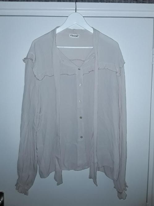 Transfer Licht Roze Blouse Met Knoopjes Maat XL, Kleding | Dames, Blouses en Tunieken, Zo goed als nieuw, Maat 46/48 (XL) of groter