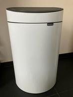 Brabantia Touch Bin - Wit - vuilnisemmer - prullenbak, Huis en Inrichting, Woonaccessoires | Prullenbakken, 50 tot 75 cm, 40 liter of meer