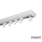 Forest ds premium gordijn rail 508 cm, Huis en Inrichting, Stoffering | Gordijnen en Lamellen, 200 cm of meer, Wit, Zo goed als nieuw