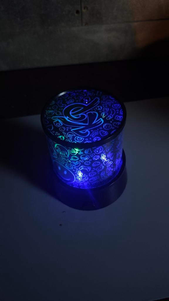 Knolpower nachtlamp, discolamp, Kinderen en Baby's, Ophalen of Verzenden, Gebruikt, Lamp