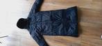 Lange zwarte jas van merk 10DAYS maat 38, Kleding | Dames, Verzenden, Zo goed als nieuw, Maat 38/40 (M), Zwart