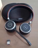 Jabra Evolve 65 Stereo/Mono voor bellen & muziek, Overige merken, Zo goed als nieuw, Draadloos, Op oor (supra aural)