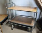 Magazijnkar met twee plateaus, 100 liter of meer, Ophalen, Gebruikt, Transportkar