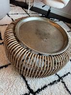 Ibiza Stijl Salontafel Riet/Rotan, Huis en Inrichting, Tafels | Salontafels, Ophalen, Overige materialen, Gebruikt, Rond