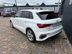 Audi A3 Sportback 30 TFSI S Edition Automaat !, Gebruikt, Zwart, Traction-control, Wit