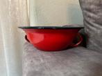 Rode emaille kom of teil gewolkt nieuw, Antiek en Kunst, Antiek | Emaille, Ophalen of Verzenden