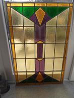 Glas in lood raam, Glas in lood, Minder dan 80 cm, Gebruikt, 80 tot 120 cm