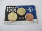 Coincard 75 jaar Navo 2024, Ophalen of Verzenden, Koningin Beatrix, Euro's, Setje