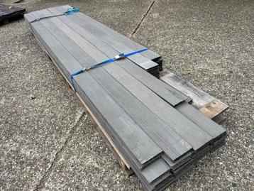 Composiet vlonder, donkergrijs, vlonderplanken, 36m2 beschikbaar voor biedingen