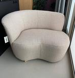 WOOOD fauteuil Stone zand geweven stof met leuning links, Huis en Inrichting, Banken | Sofa's en Chaises Longues, Ophalen, Eenpersoons