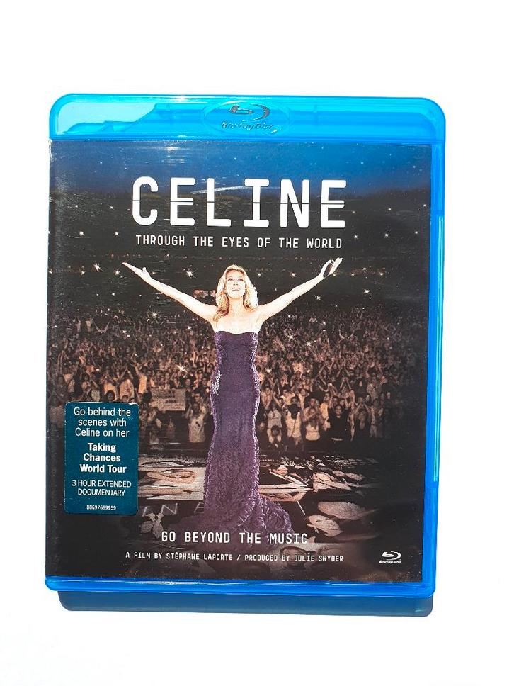 Celine Dion - Through The Eyes Of The World, Cd's en Dvd's, Blu-ray, Zo goed als nieuw, Muziek en Concerten, Ophalen of Verzenden