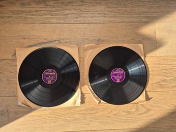 Paul Huf  Tweede Album Verzen 2 delen - Schellac 78 RPM  beschikbaar voor biedingen