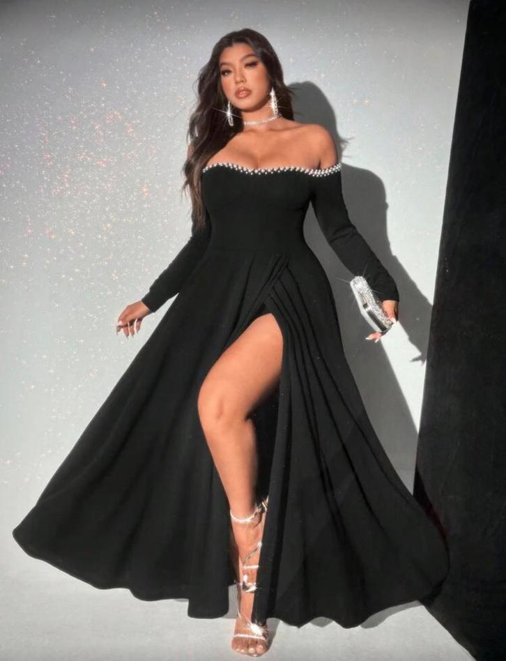 Gala/avondjurk grote maat 2XL-3XL, Kleding | Dames, Gelegenheidskleding, Zo goed als nieuw, Galajurk, Maat 46/48 (XL) of groter