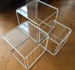 Twee setjes Max Sauze Isocele bijzettafeltjes, Ophalen of Verzenden, Rond, Minder dan 55 cm, 45 tot 60 cm