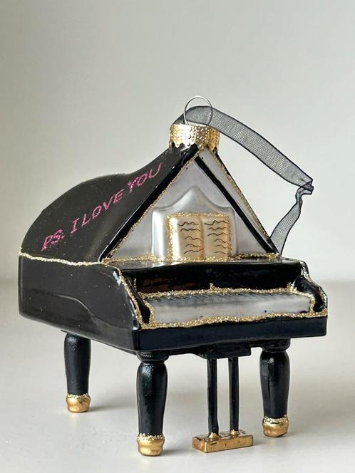 Schitterende piano kerstbal fred van leer, Diversen, Kerst, Zo goed als nieuw, Ophalen of Verzenden
