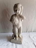 Betonnen Tuinbeeld Kind met bloemen., Antiek en Kunst, Ophalen of Verzenden