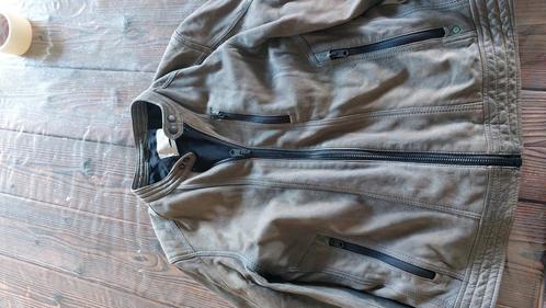 Cast Iron zomerjas, leren heren, grote tiener maat small, Kleding | Heren, Jassen | Zomer, Nieuw, Maat 46 (S) of kleiner, Grijs