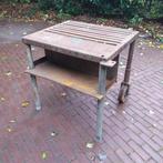 Werkbank , lastafel, zaagbok , kolomboortafel , werktafel, Ophalen