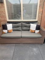 BELLAGIO wicker 2-zits tuinbank bruin, Tuin en Terras, Tuinsets en Loungesets, Gebruikt, Loungeset, Wicker, Bank