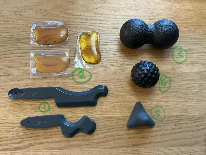 Massage / fascia / triggerpoint tools, Sport en Fitness, Massageproducten, Gebruikt, Verzenden