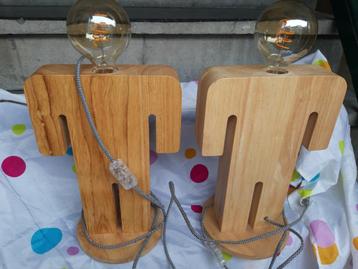 Houten Tafellamp 05-TL3288-73, Family Adam | ETH beschikbaar voor biedingen