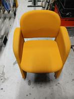 Partij Stoelen: Geel & Donker - Opknapper!, Huis en Inrichting, Stoelen, Ophalen, Gebruikt, Overige kleuren, Stof