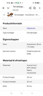 Tuintegels Ikea, Tuin en Terras, Ophalen, Gebruikt