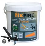 FixFine Tegel Levelling systeem starter set 100, Nieuw, Ophalen of Verzenden, 10 m² of meer, Overige materialen