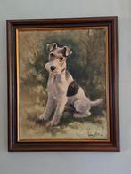 Schilderij foxterrier Wim v.d. Bos, Ophalen