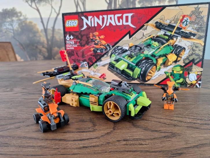 LEGO NINJAGO Lloyd's Racewagen EVO - 71763, Kinderen en Baby's, Speelgoed | Duplo en Lego, Zo goed als nieuw, Lego, Complete set