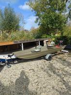 Alumacraft platbodem 140 cm x 425cm aluminium platbodem, Watersport en Boten, Ophalen, Tot 10 pk, Aluminium, Zo goed als nieuw