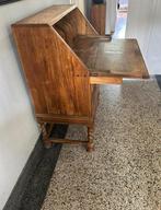 Antieke Secretaire Kast met Klep, Antiek en Kunst, Antiek | Meubels | Kasten, Ophalen