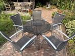 Hartman prestige tuinset, Tuin en Terras, Ophalen, 5 zitplaatsen, Aluminium, Zo goed als nieuw