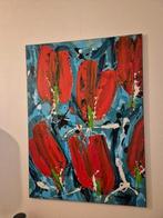 ** Olieverf doek 80x110 cm **, Antiek en Kunst, Kunst | Schilderijen | Abstract, Ophalen